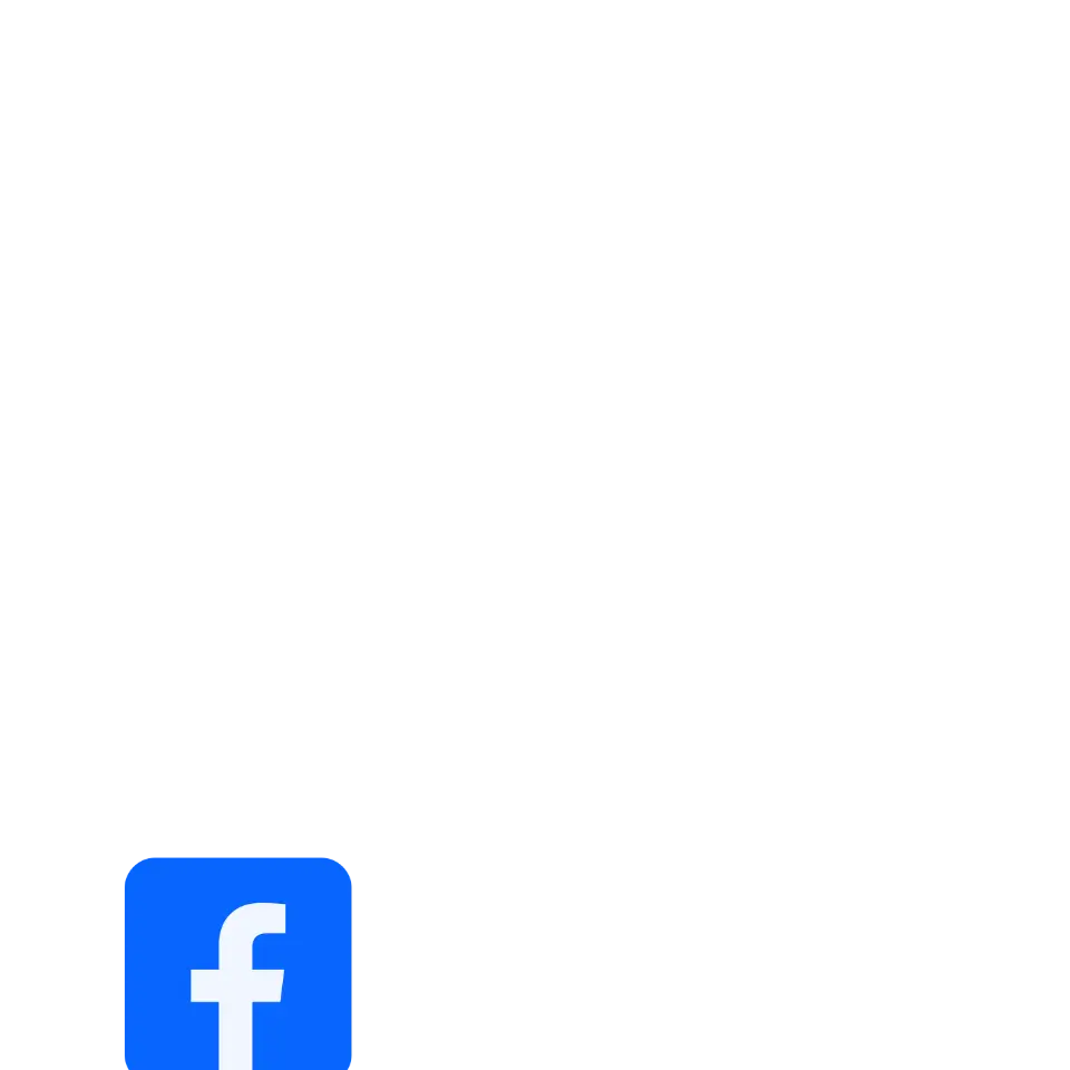 Facebook Logo At Bottom